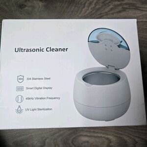 Ultrasonic Retainer Cleaner JX-537Pro UV Light Sterilization Dental Pod NEW